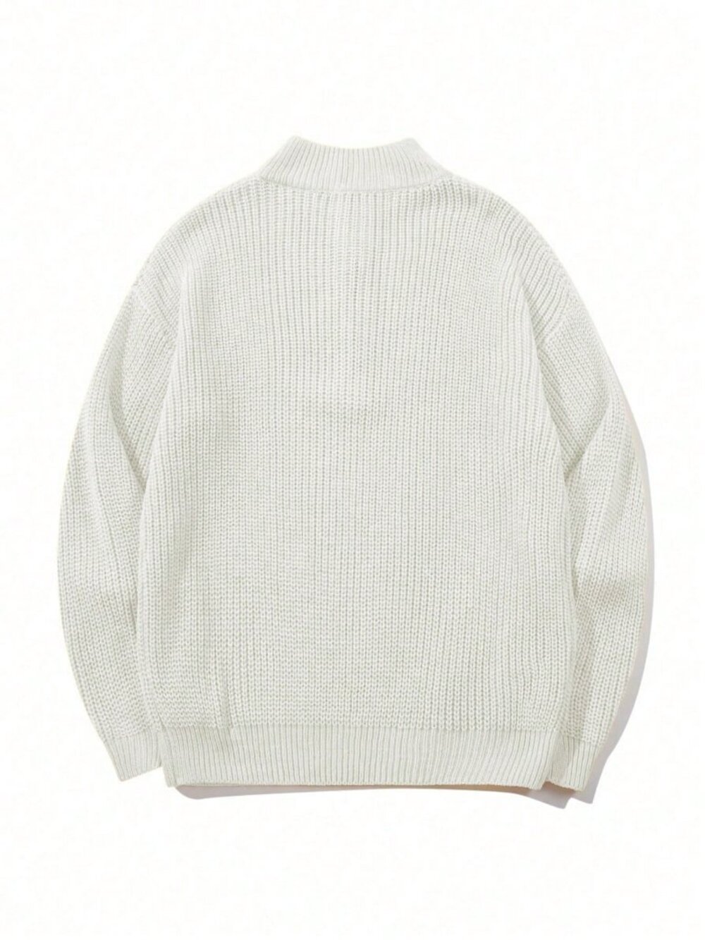 Women's Casual Stand Collar Pullover Long Sleeve Sweater - Picture 8 of 11